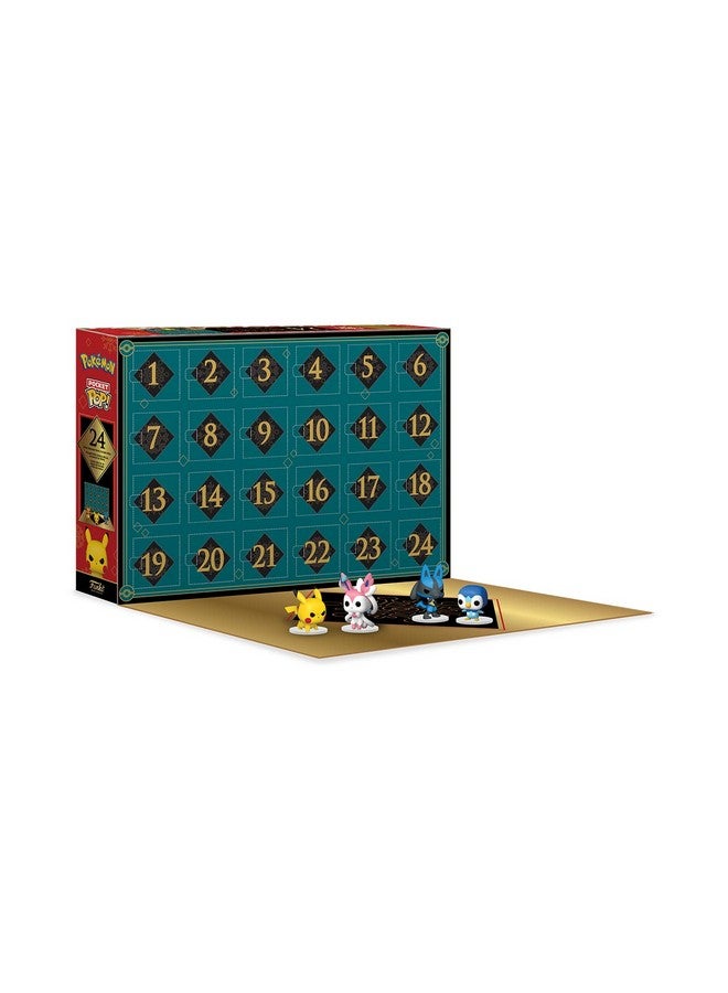 Funko تمثال فونوكو بوب فينيل - تقويم العطلات - تشارماندر سالاميش غلوماندا - بوكيمون، 24 جيب س - تمثال فينيل قابل للجمع - فكرة هدية - منتجات رسمية - ألعاب للأطفال والبالغين - Image 2
