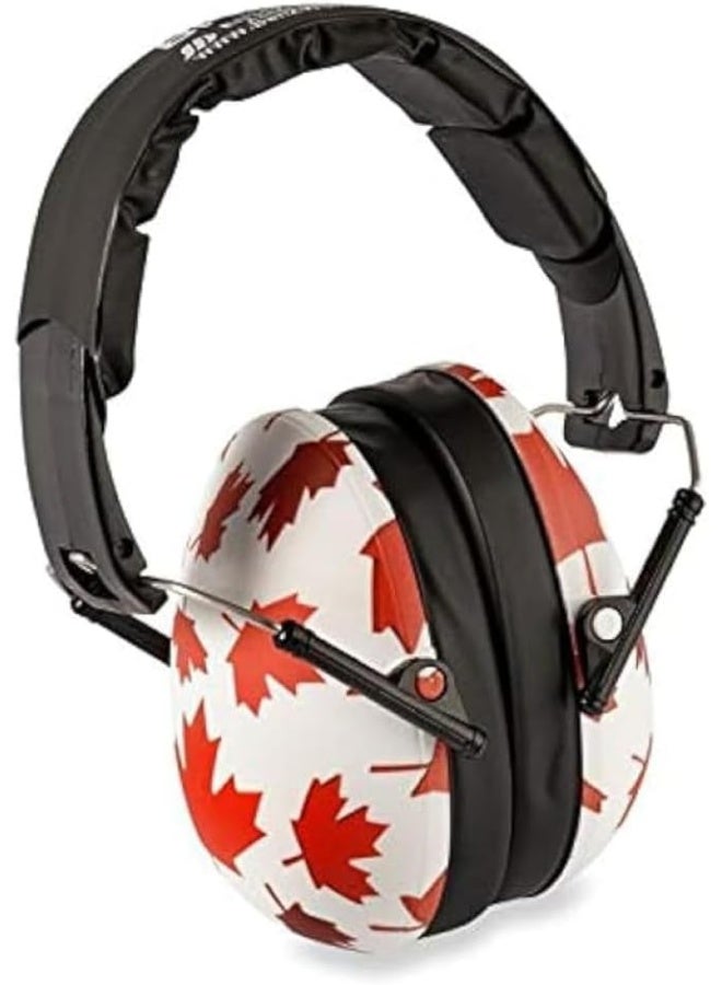 Banz BANZ Kids Headphones â€“ Hearing Protection Earmuffs for Children â€“ Adjustable Headband to fit All Ages â€“ Protect Kids Ears â€“ Block Noise â€“ Fireworks â€“ Sporting Events â€“ Concerts â€“ Movies (Maple Leaf)  - Image 1