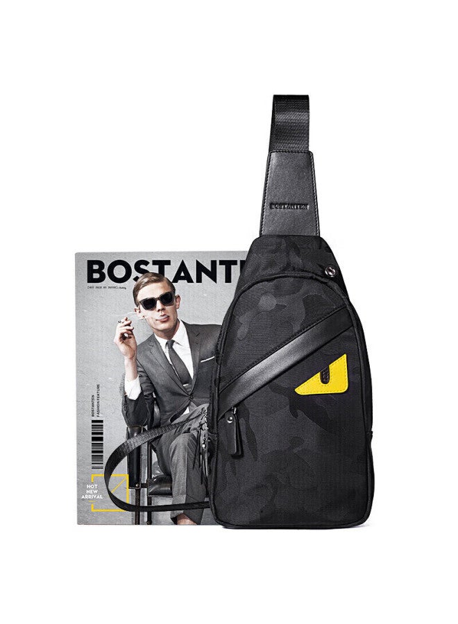 Bostanten Bosidandun Men's Chest Bag, Waist Bag, Mini Shoulder Crossbody Bag, Small Monster Trendy Backpack For College Students, Phone Bag - Image 5