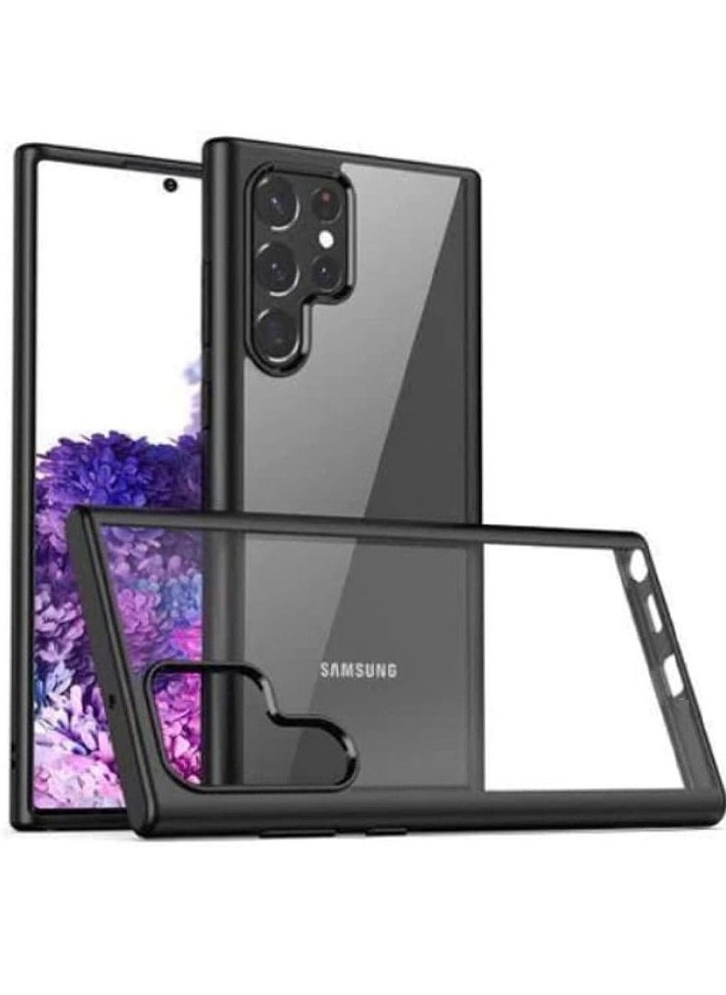 Generic Samsung Galaxy S24 Ultra Back Case | TPU Full Protection Cover for Samsung Galaxy S24 Ultra 5G - Black 