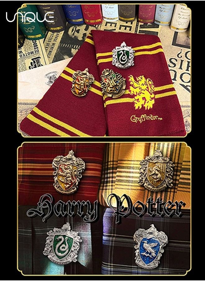 Unique - 5 Pcs Brooches - Harry Potter Brooch - Creative Cartoon Alloy Brooch - Suitable for School Bags/Jackets/Sweaters/Scarves/Jeans/Backpacks/Enamel Pins - Image 1