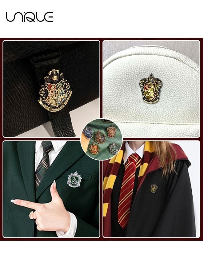 Unique - 5 Pcs Brooches - Harry Potter Brooch - Creative Cartoon Alloy Brooch - Suitable for School Bags/Jackets/Sweaters/Scarves/Jeans/Backpacks/Enamel Pins - Image 1