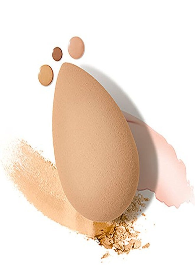 Gugzy® Water Drop Style Beauty Makeup Blender Blending Powder Puff Sponge Cosmetic Powder Puff (Nude) + Container - Image 2
