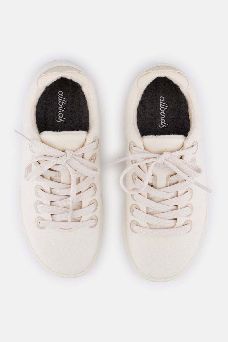Allbirds Women Wool Piper Lace Up Shoes, White - Image 3