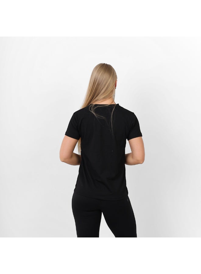 Cocktail 2632-Printed T-shirt-black - Image 4
