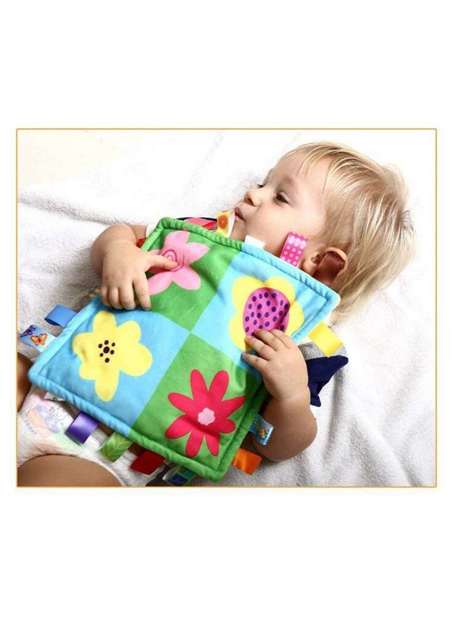 G-Tree Baby Boy Tag Security Blanket - Colorful Plush Security Comforter Tag Blankets, Warm And Safe Security Blanket Shower Gift For Baby  - Image 3