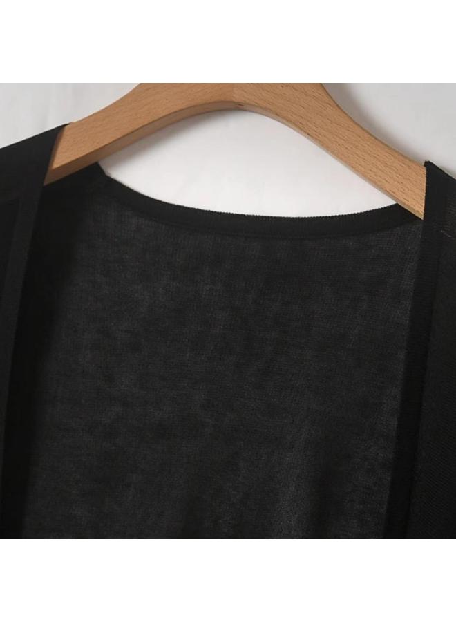 Modal Lightweight Summer Knitted Cardigan For Women, Versatile Basic Cover-Up With High Elasticity, Comfortable And Flattering - Image 5