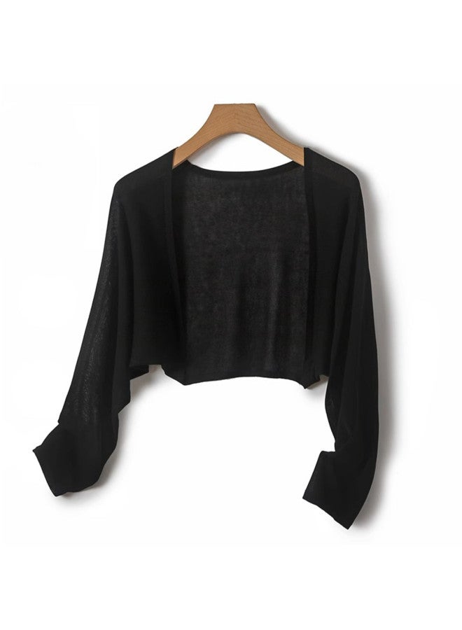 Modal Lightweight Summer Knitted Cardigan For Women, Versatile Basic Cover-Up With High Elasticity, Comfortable And Flattering - Image 4