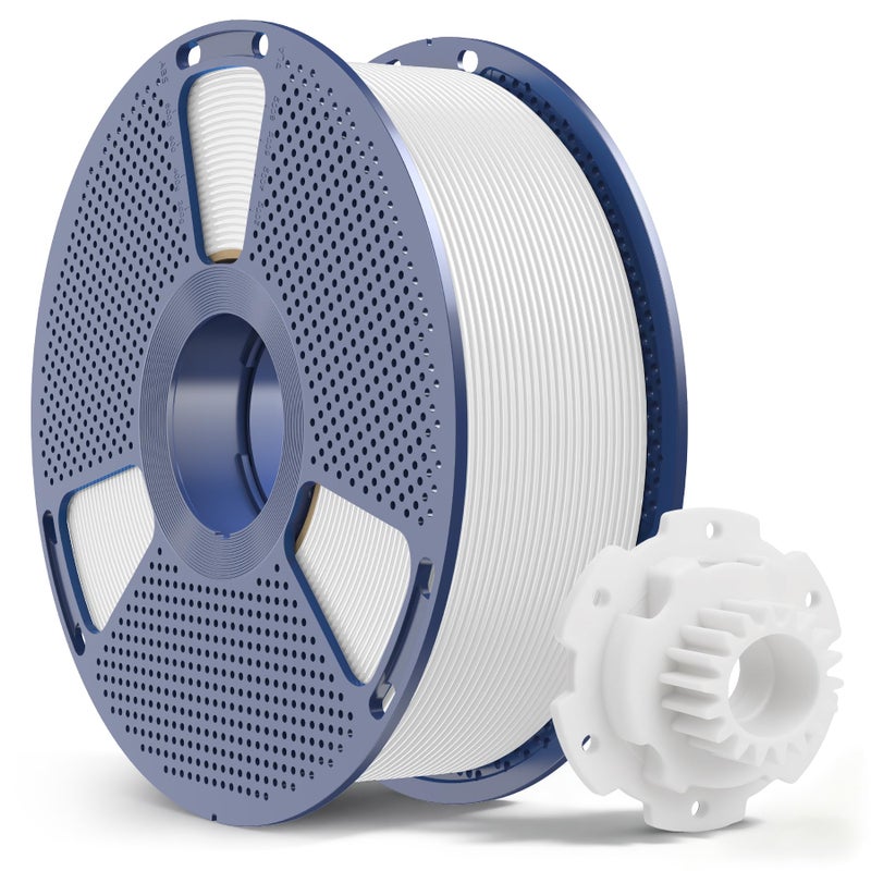 SUNLU PETG Filament, High Strength PETG 3D Printer Filament 1.75mm, Dimensional Accuracy +/- 0.02mm, 1KG (2.2lbs), White - Image 1