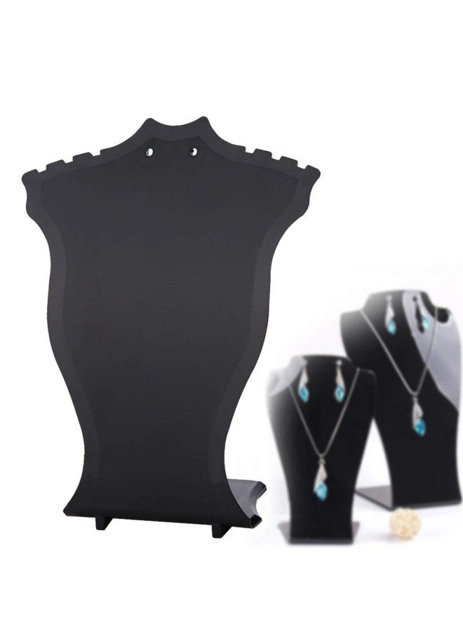 klarako Earrings Display Stand - Mannequin Bust Store Display Stand for Storage and Presentation of Jewelry - Not Easy to Deform(Black)  - Image 1