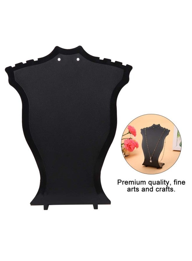klarako Earrings Display Stand - Mannequin Bust Store Display Stand for Storage and Presentation of Jewelry - Not Easy to Deform(Black)  - Image 5