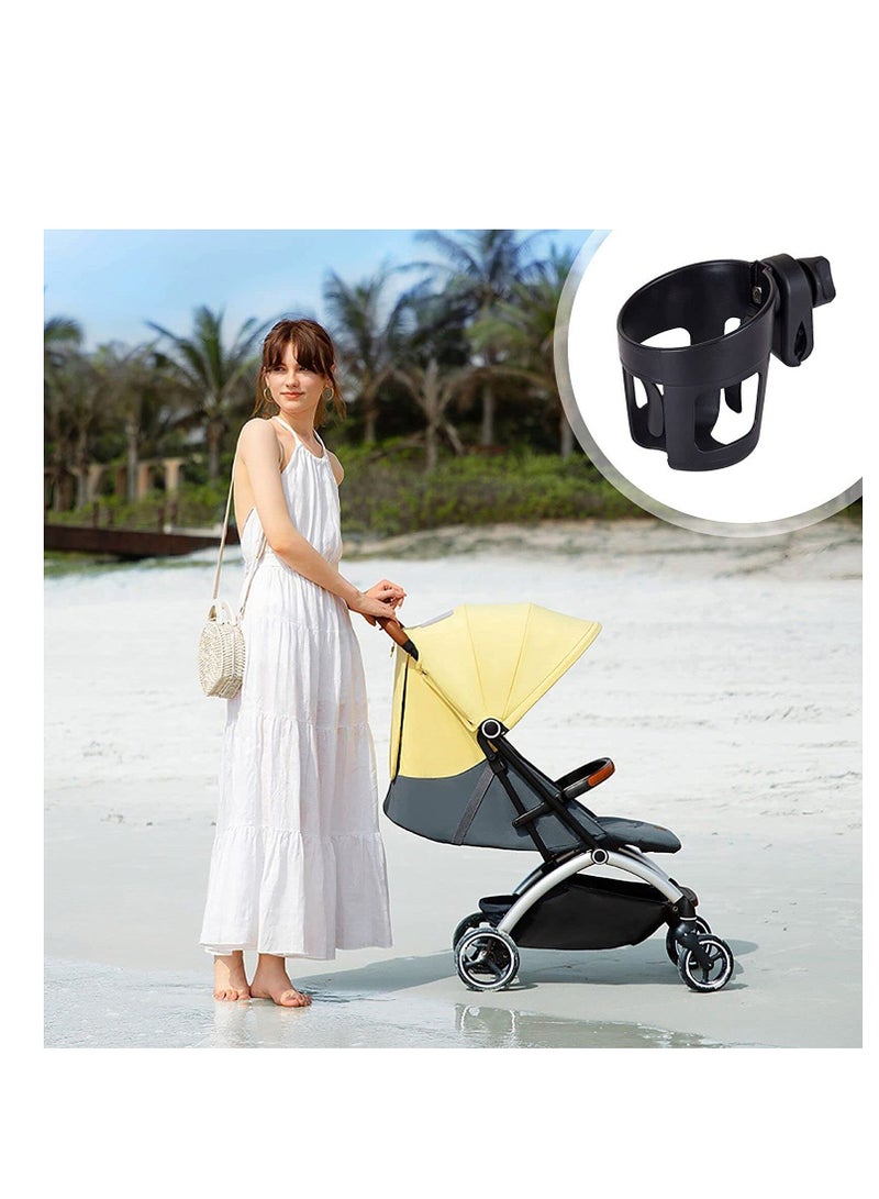 cam حامل أكواب لعربة الأطفال، زجاجة، منظم، قابل للتعديل، مشروب عربة الأطفال، كوب عالمي، عربة دفع، رف عربة، مقابض، عربة أطفال، زجاجة ماء، حامل هاتف - أسود - Image 4