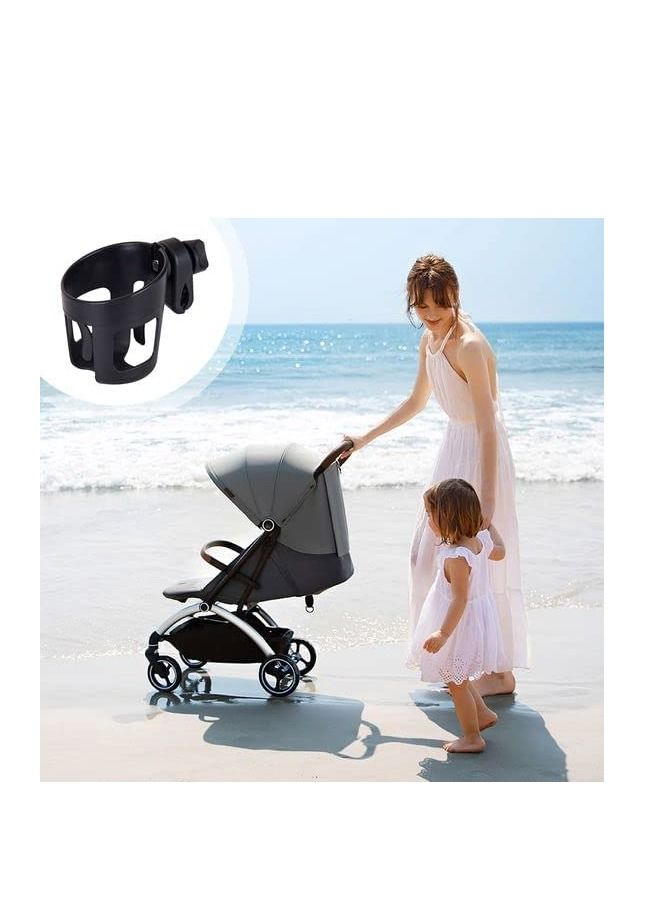 cam حامل أكواب لعربة الأطفال، زجاجة، منظم، قابل للتعديل، مشروب عربة الأطفال، كوب عالمي، عربة دفع، رف عربة، مقابض، عربة أطفال، زجاجة ماء، حامل هاتف - أسود - Image 5