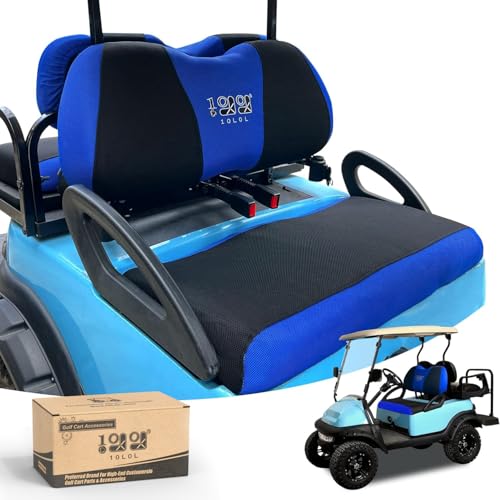 10L0L Golf Cart Seat Covers for Yamaha Club Car PrecedentTempo Breathable Mesh Front Seat Upgrade NoDrill Installation AllSeason Comfort OEM Factory Fit - Image 1