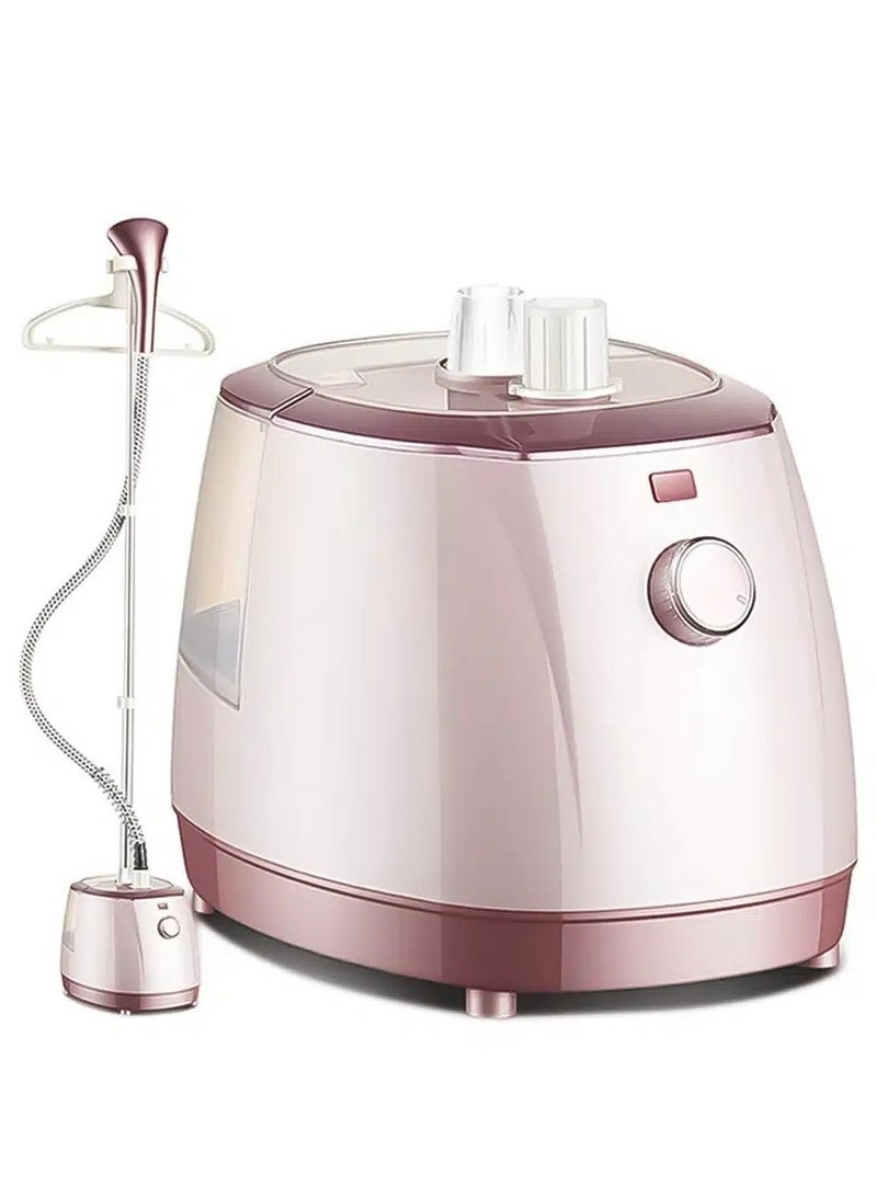 ال سي مكواة بخار ملابس بقوة ١٨٠٠ واط وسعة لترين، محمولة للاستخدام المنزلي، ٦ مستويات من البخار المستمر DLC-36429 - وردي - Image 3