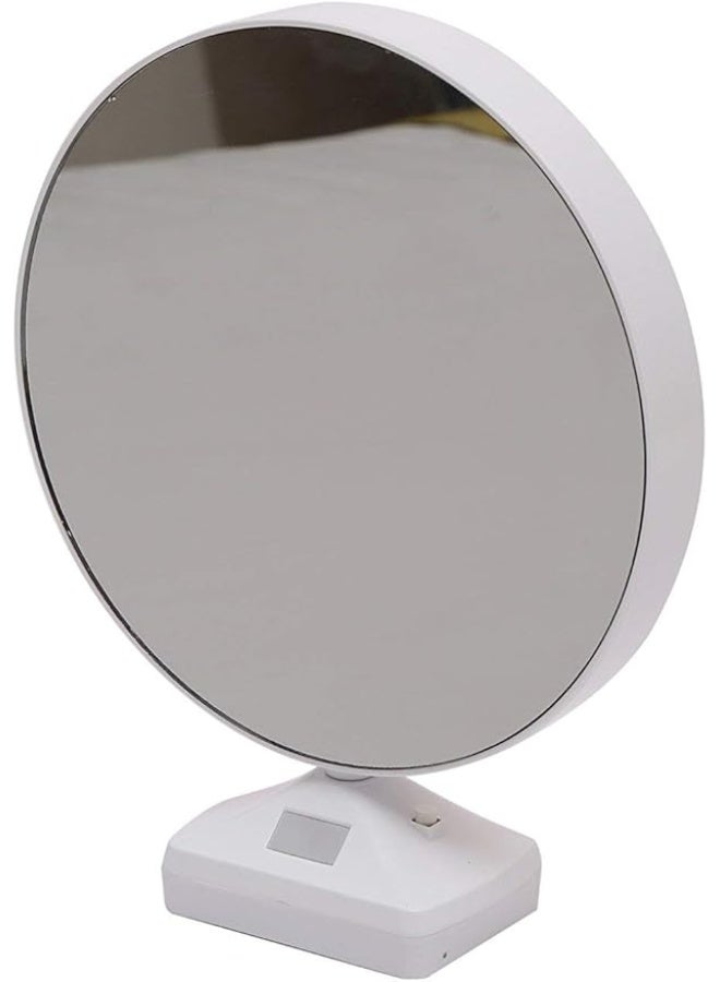 Lighted Magic Mirror - LED Frame - Perfect for Adding Modern Touch to Home Decor - Round Design with LED Light Built in Frame - Great as Makeup Mirror (White) - Image 2