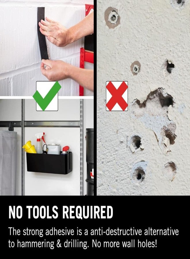 SUNBEET شريط لاصق ذاتي من صن بيت | أشرطة فيلكرو | شريط تثبيت للاستخدام المكتبي، وإطارات الصور، والاستخدامات المتعددة (5 أمتار × 25 مم) - Image 3