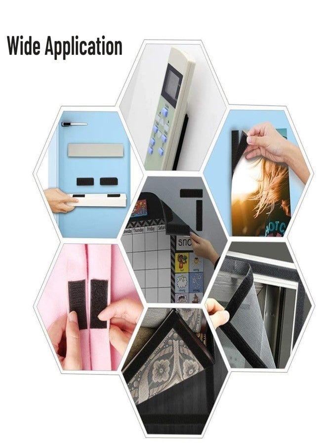 SUNBEET شريط لاصق ذاتي من صن بيت | أشرطة فيلكرو | شريط تثبيت للاستخدام المكتبي، وإطارات الصور، والاستخدامات المتعددة (5 أمتار × 25 مم) - Image 4