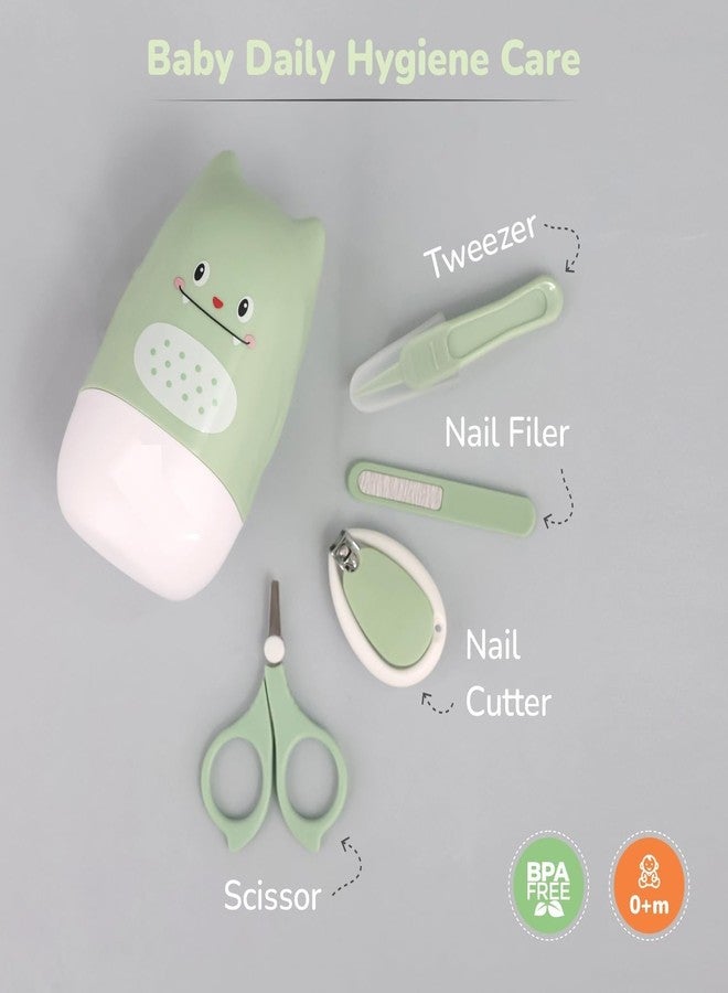 TPJ Mart 4-in-1 Baby Nail Grooming Kit – Safe Manicure Set with Nail Cutter, Tweezers, File & Scissors for Newborns & Infants - Image 4