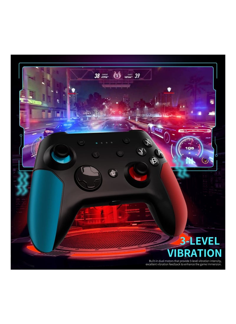 KASTWAVE - Wireless Pro Controller for Switch/ for Switch Lite Remote Pro Controller Gamepad Joystick with Dual Vibration, Gyro Axis, Motion Support Wake Up and Adjustable Turbo - Image 1