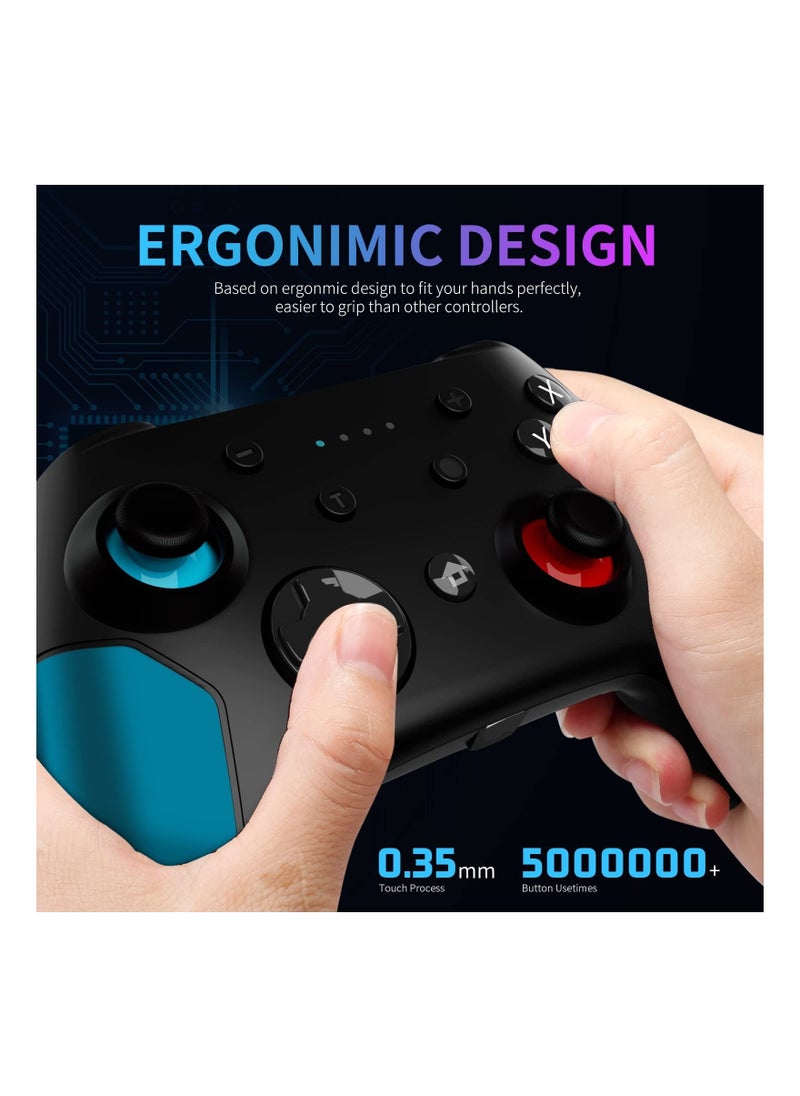 KASTWAVE Wireless Pro Controller for Switch/ for Switch Lite Remote Pro Controller Gamepad Joystick with Dual Vibration, Gyro Axis, Motion Support Wake Up and Adjustable Turbo  - Image 5