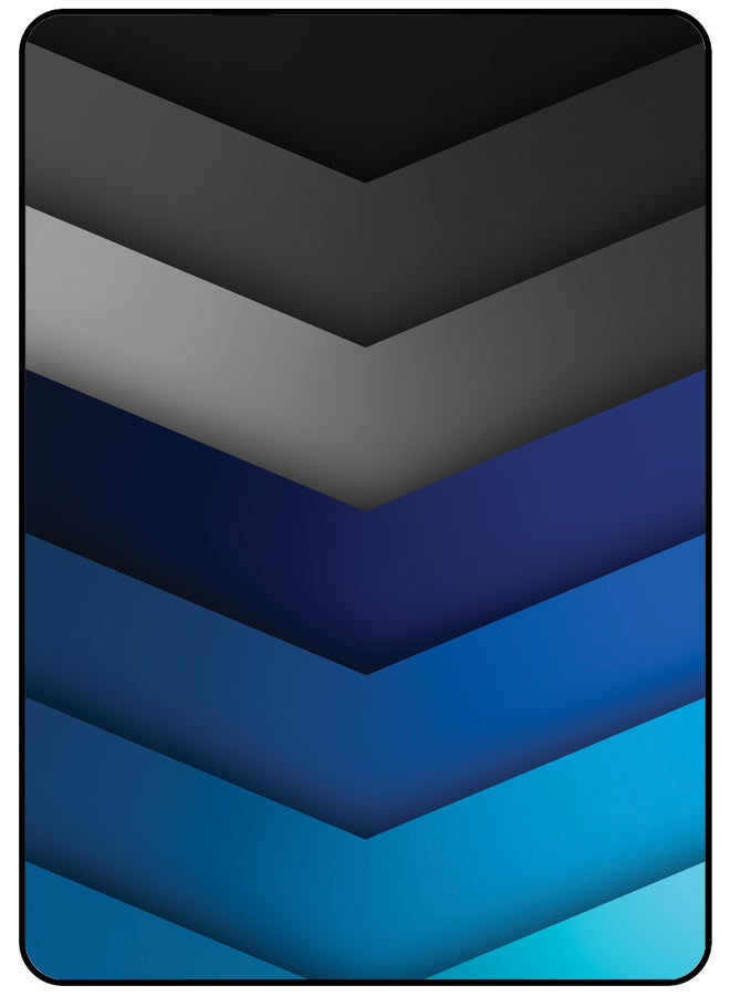 EYE CATCH Protective Case Cover For Samsung Galaxy Tab S9 Ultra Blue & Black Pattern - Image 1
