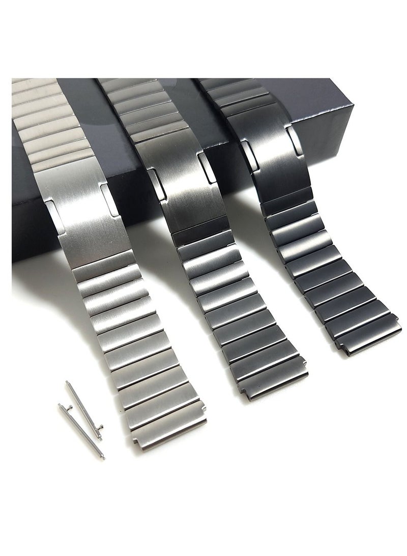 22mm Titanium Metal Watch Band For HUAWEI Watch GT 3 Pro 46mm / GT3 GT 2 46mm / GT2 Pro Watch Band Wrist Strap Gray - Image 4
