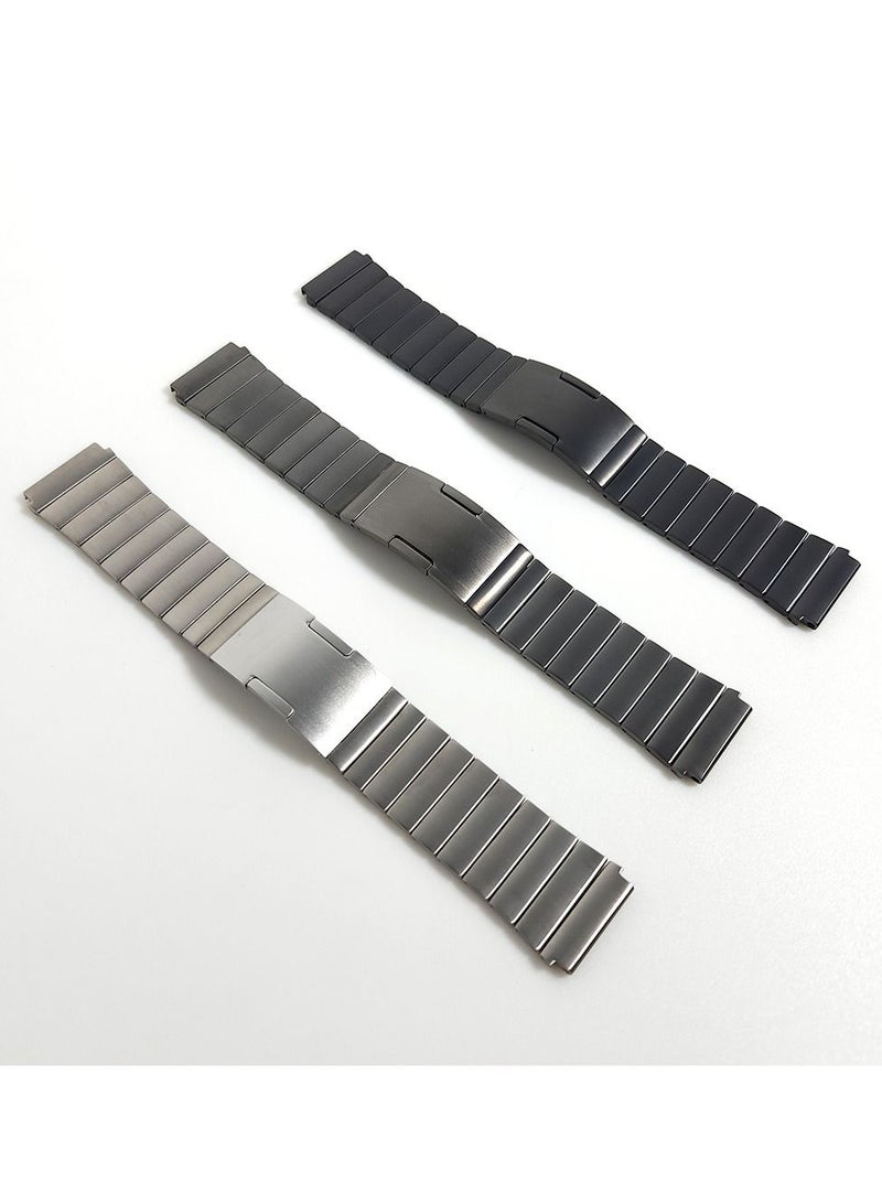 22mm Titanium Metal Watch Band For HUAWEI Watch GT 3 Pro 46mm / GT3 GT 2 46mm / GT2 Pro Watch Band Wrist Strap Gray - Image 3