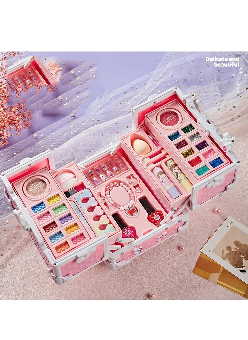 Joshberg Kids Makeup Kit with Storage Case for Girls Pretend Play Toys  - Image 3