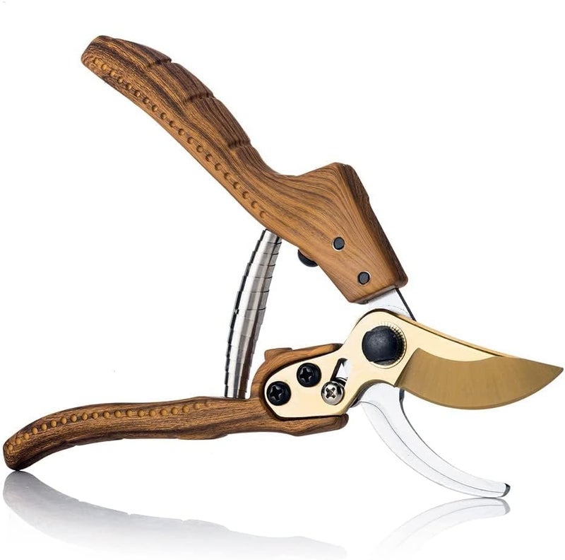 Bukela Bypass Pruning Shears with Japanese Steel Blade, Heavy Duty Garden Shears for Effortless Trimming, Ergonomic Hand Pruners for Trees, Plants & Flowers, 1 Inch Cutting Capacity - Image 1
