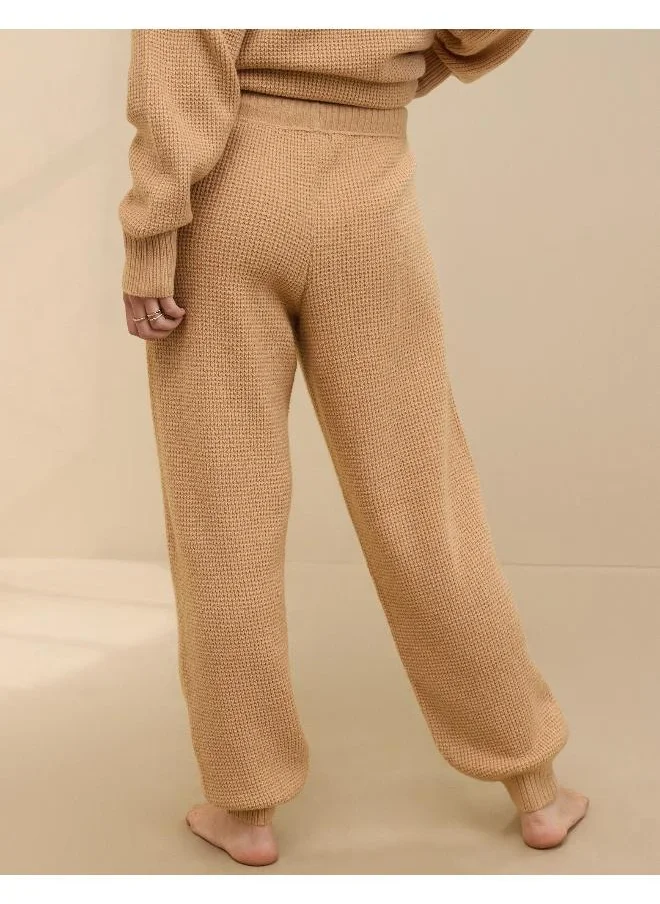 Aerie Aerie CozyUp Waffle Jogger