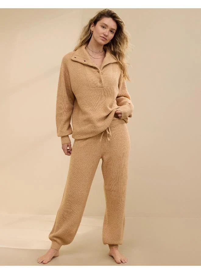 Aerie Aerie CozyUp Waffle Jogger