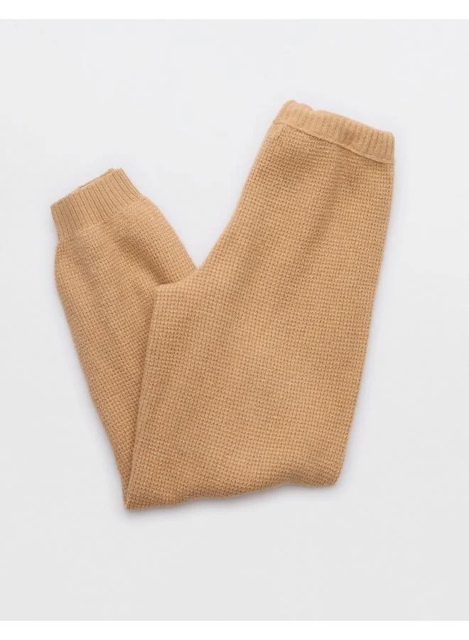 Aerie Aerie CozyUp Waffle Jogger