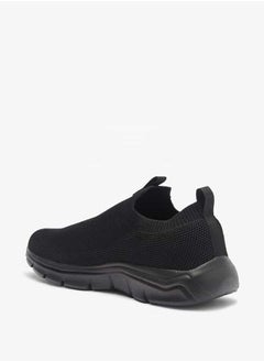 Dash Men Textured Slip-On Sports Shoes with Pull Tabs  - Image 2