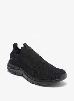 Dash Men Textured Slip-On Sports Shoes with Pull Tabs  - Image 1