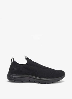 Dash Men Textured Slip-On Sports Shoes with Pull Tabs  - Image 3