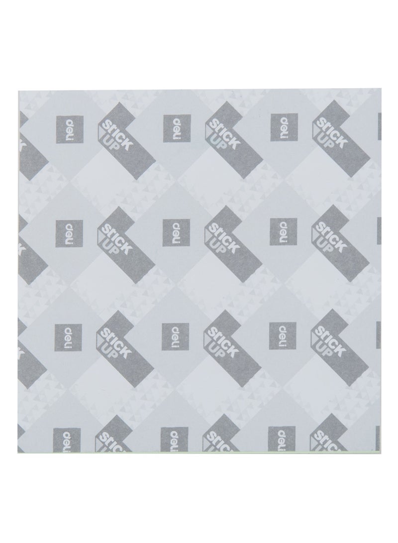 Deli ملاحظات لاصقة Deli EA01703 STICK UP قطعة واحدة، ورق 70gsm، 76×76 مم، أصفر، أزرق، وردي، أخضر، 400 ورقة (4 دفاتر، 100 ورقة لكل منها)، لاصق قوي، قابل لإعادة التمركز، سهل في تدوين الملاحظات ومشاركة الأفكار - Image 5