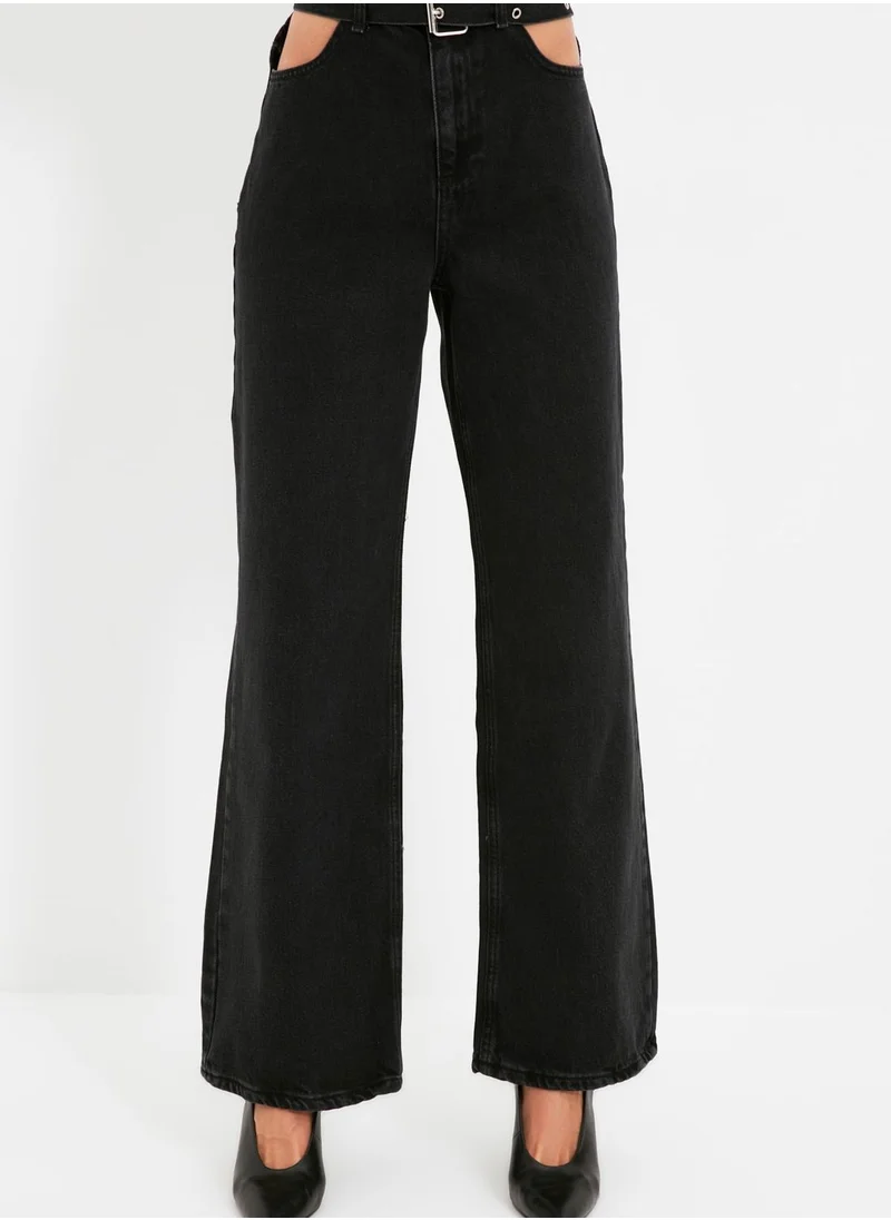 trendyol High Waist Straight Jeans