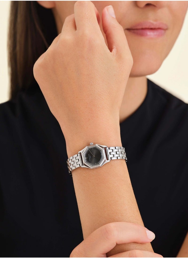 RoseField Women's Gemme Grey Analog Quartz Stainless Steel Watch GGSSS-G05 - 21mm  - Image 4