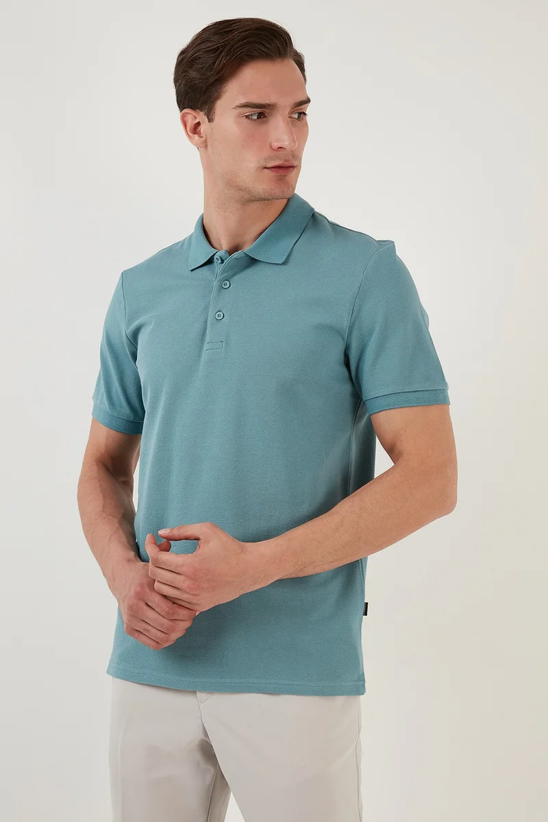 Buratti 100% Cotton Buttoned Polo T Shirt Men's Polo 5902127