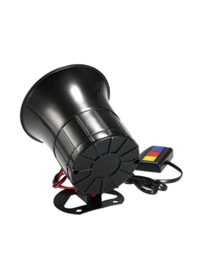 Generic - 3 Tone Sounds Loud Speaker, Security Warning Siren Horn, Easy to Install with Different Color Wire, Simple Operation,  Small Size and Lightweight - Image 1