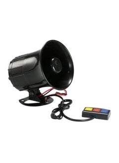 3 Tone Sounds Loud Speaker, Security Warning Siren Horn, Easy to Install with Different Color Wire, Simple Operation,  Small Size and Lightweight