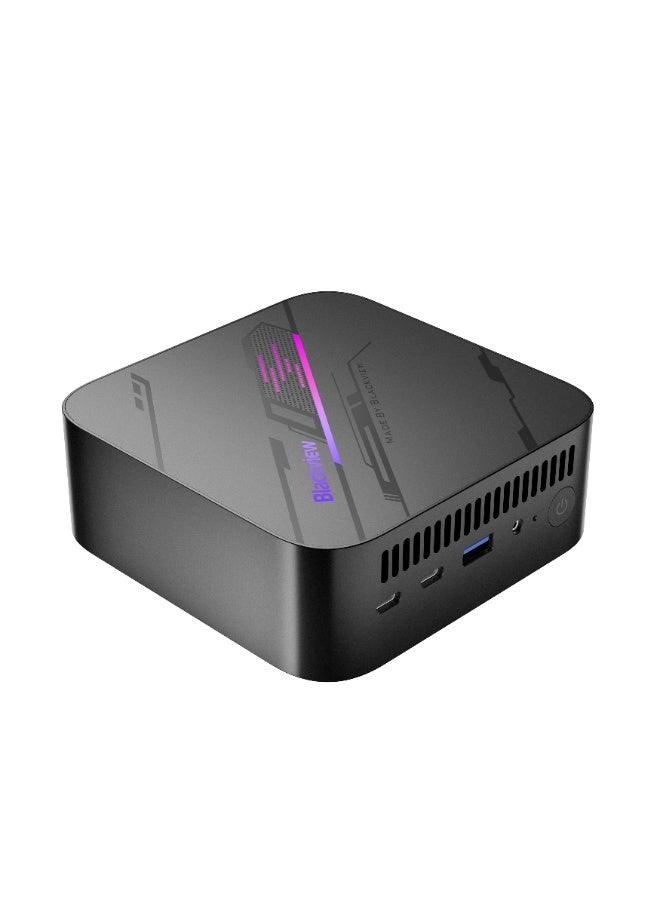 Blackview MP100 MINI PC AMD Ryzen™ 7 5700U(up to 4.3GHz) 16GB RAM 512GB ROM  4K UHD 144HZ Support WiFi 6/BT5.2  /1*HDMI 2.0/1*DP 1.4 ,Windows 11 Pro Black Desktop Computer black - Image 2