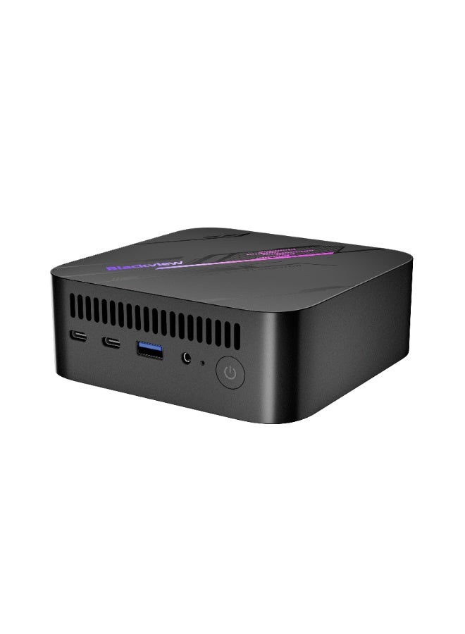 Blackview MP100 MINI PC AMD Ryzen™ 7 5700U(up to 4.3GHz) 16GB RAM 512GB ROM  4K UHD 144HZ Support WiFi 6/BT5.2  /1*HDMI 2.0/1*DP 1.4 ,Windows 11 Pro Black Desktop Computer black - Image 3
