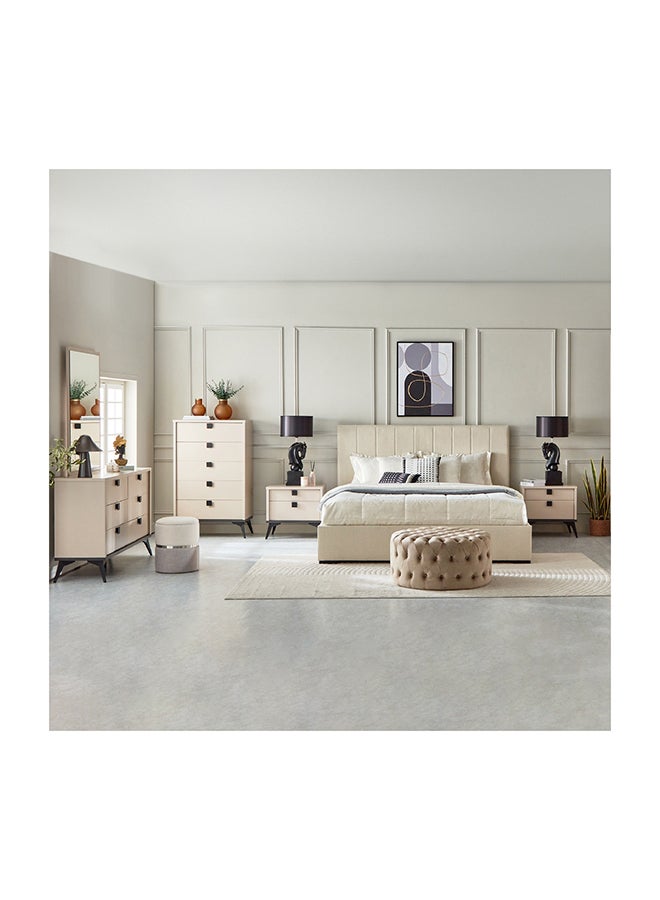 Home Box Luxembourg 5-Piece King Bedroom Set 214 x 120 x 191 cm - Image 1