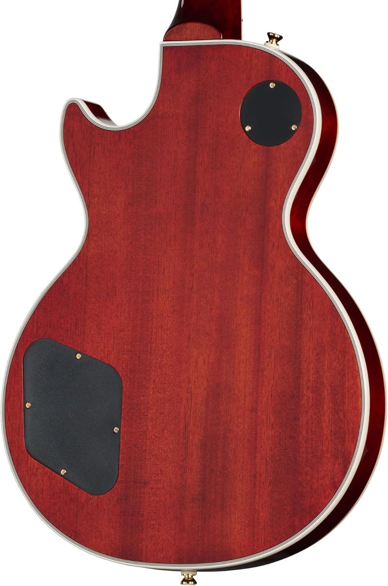 Epiphone Les Paul Custom AAA Quilt Electric Guitar, Heritage Cherry Sunburst with Gig Bag - Image 3