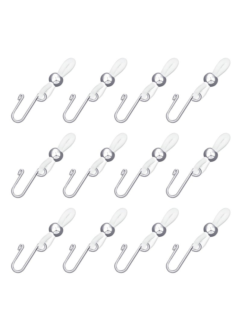 Generic - Zipper Holder Upper for Jeans, 12PCS Clasp Gadget to Keep Pants Zipper up, Stretch Removable Zipper Puller Silicone Hook for Jeans Zipper and Button, Hook for Skirt Zipper and Button - Image 1