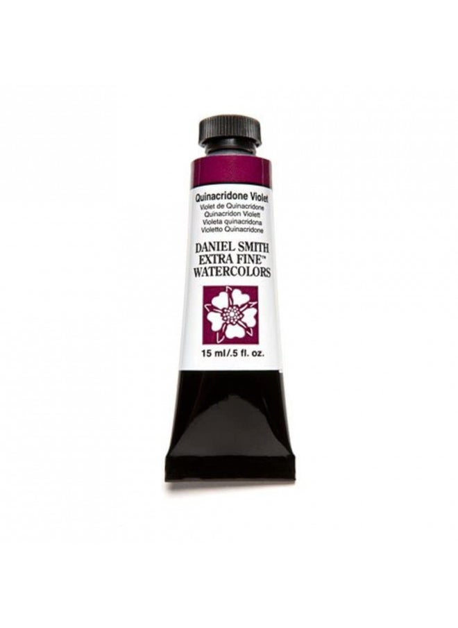 Daniel Smith DANIEL SMITH 284600094 Extra Fine Watercolor 15ml Paint Tube, Quinacridone, Violet 0.5 Fl Oz (Pack of 1)  - Image 1