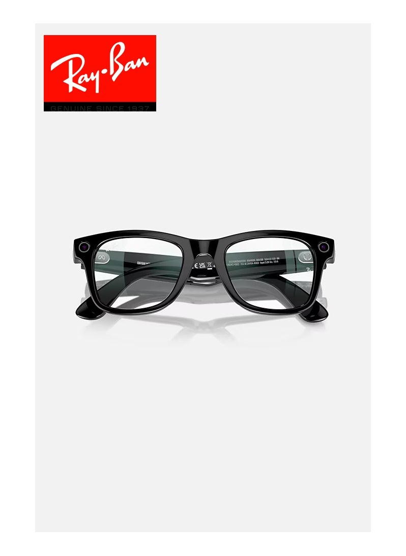 Ray-Ban - RAY-BAN | META WAYFARER  SMART GLASSES AI  CLEAR L - Image 1