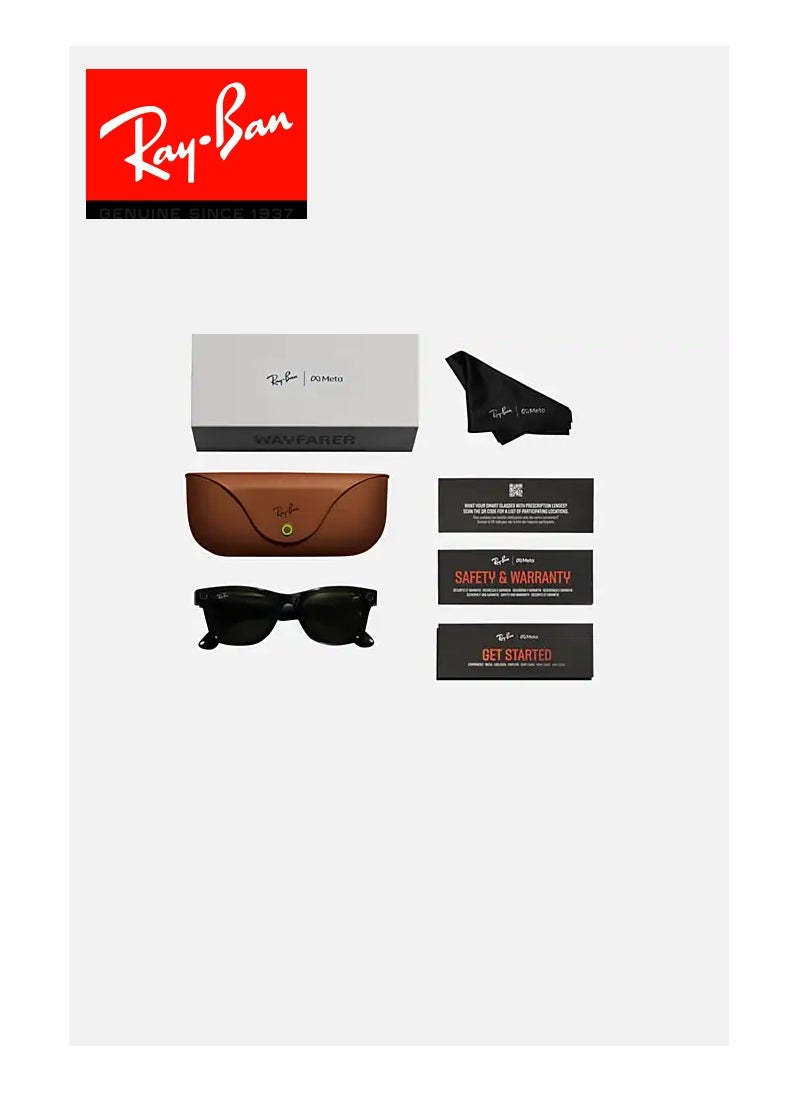 Ray-Ban - RAY-BAN | META WAYFARER  SMART GLASSES AI  CLEAR L - Image 1